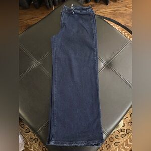 Just USA Dark Blue wide leg ankle length Jeans